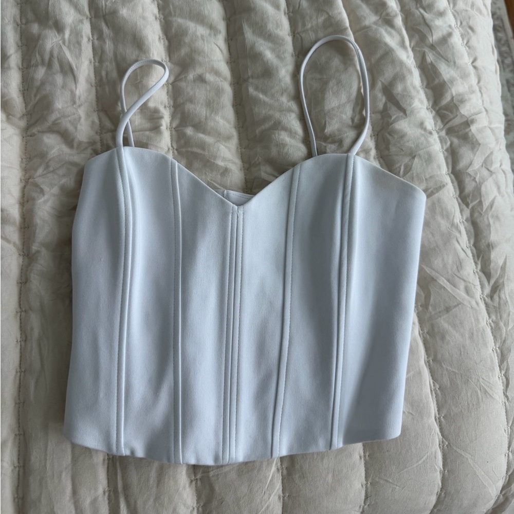 Zara White Camisole Top